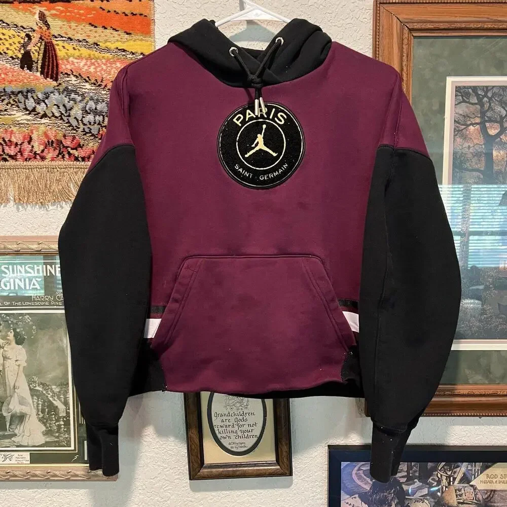 Paris Saint Germain x Jordan Collab Designer Hoodie Size‎ Small